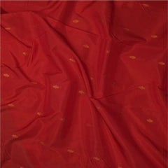 Art Silk Saree | Red with green border