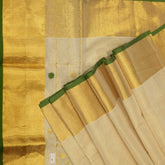 Handloom Tissue Saree With Polka Dots