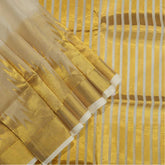 Handloom Cotton Saree With Temple Border
