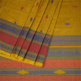Handloom Cotton Saree with Thread Work Double Border