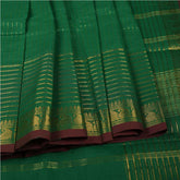 Handloom Cotton Saree | Green
