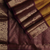 Soft Silk Yellow Wine Red