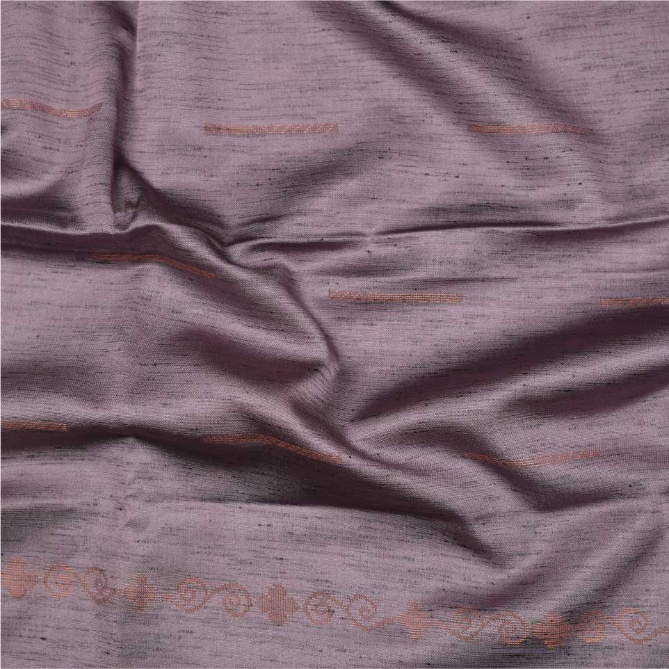 Semi Soft Silk Saree | With Blue Border