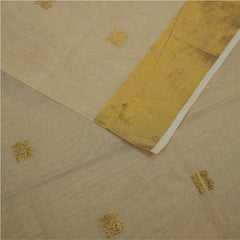 Handloom Tissue Saree With Peacock Jarkad Work