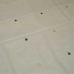 Handloom Cotton Saree With Temple Design