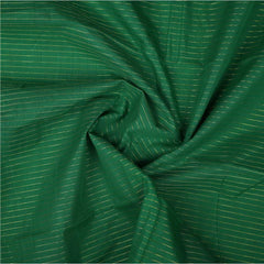 Handloom Cotton Saree | Green