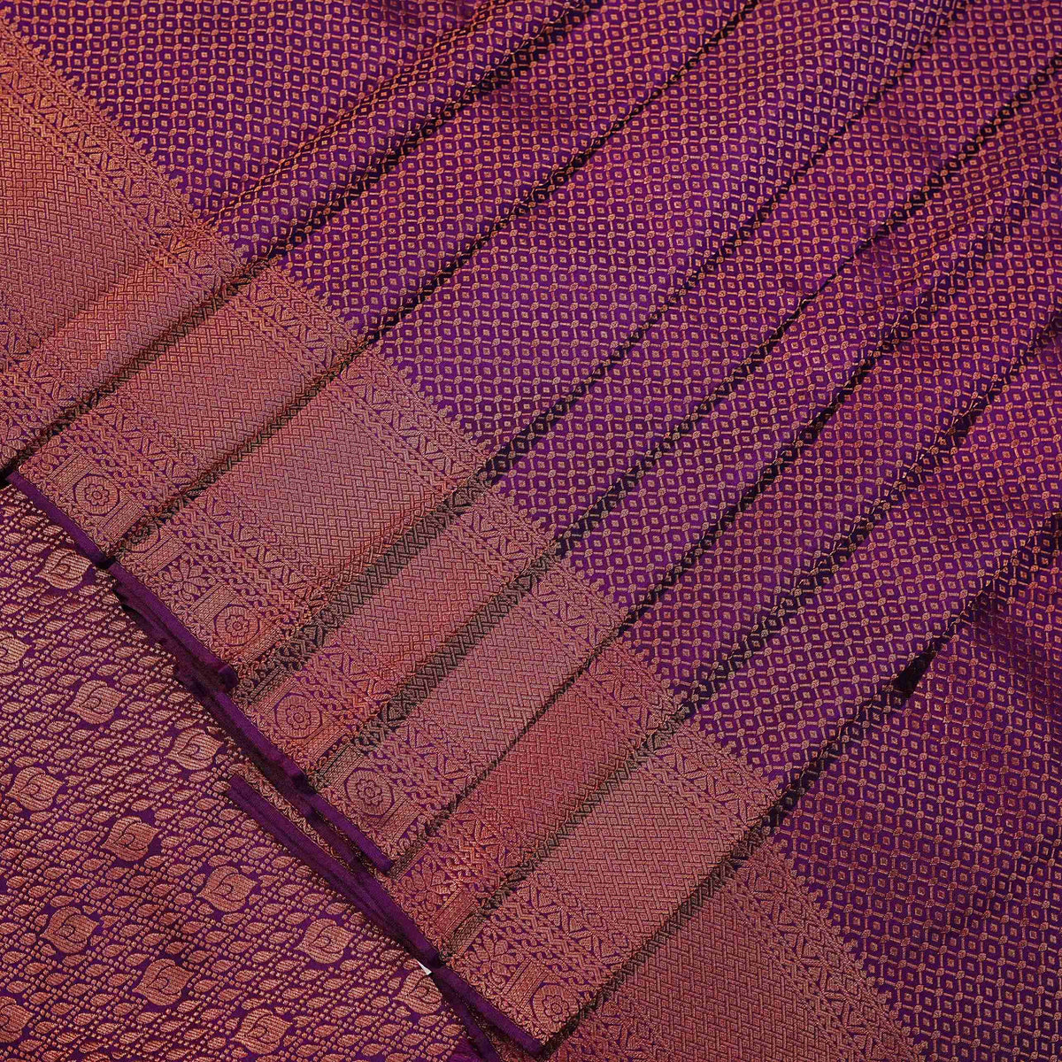 Kanjipuram Saree | Purple