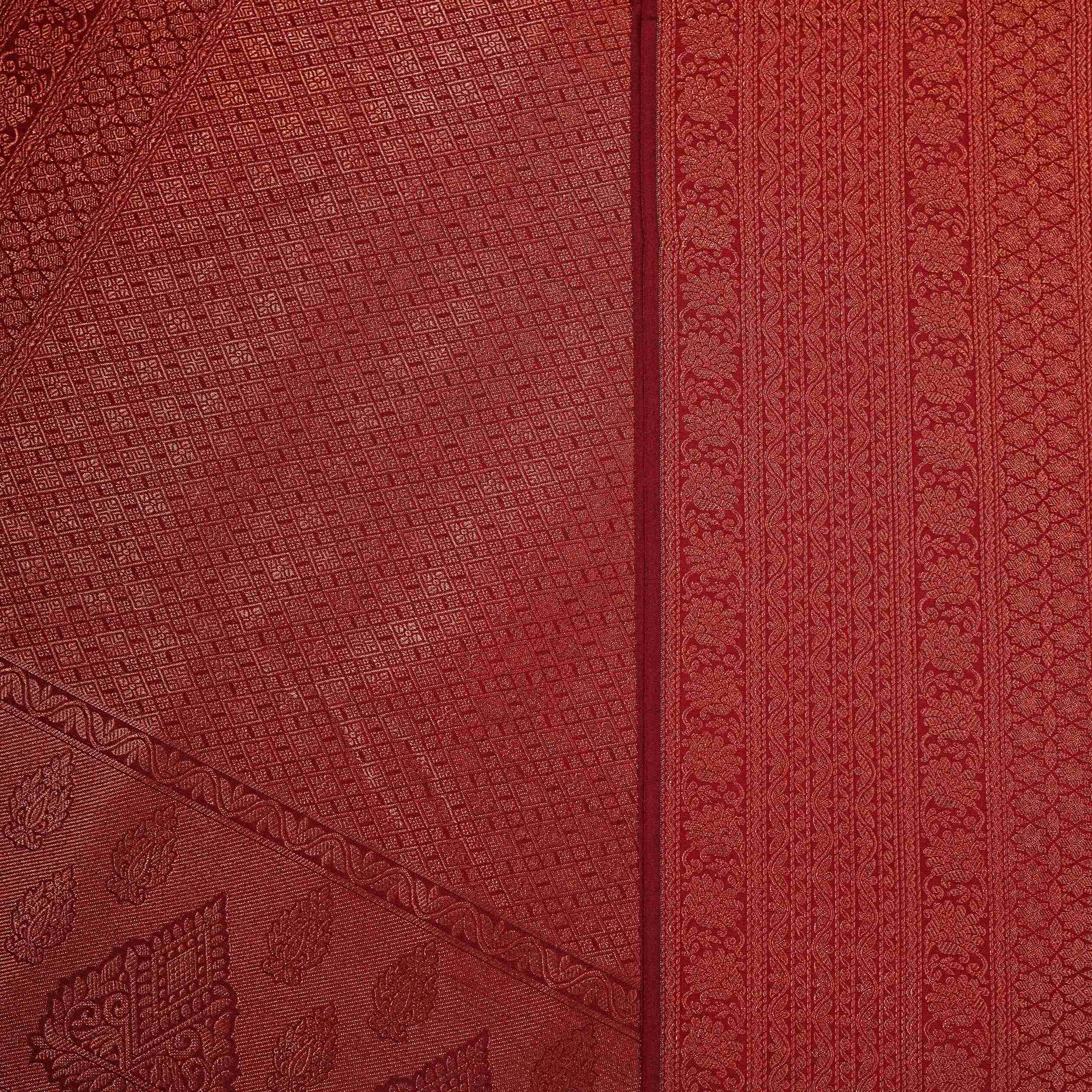 Kanjipuram Saree | Maroon