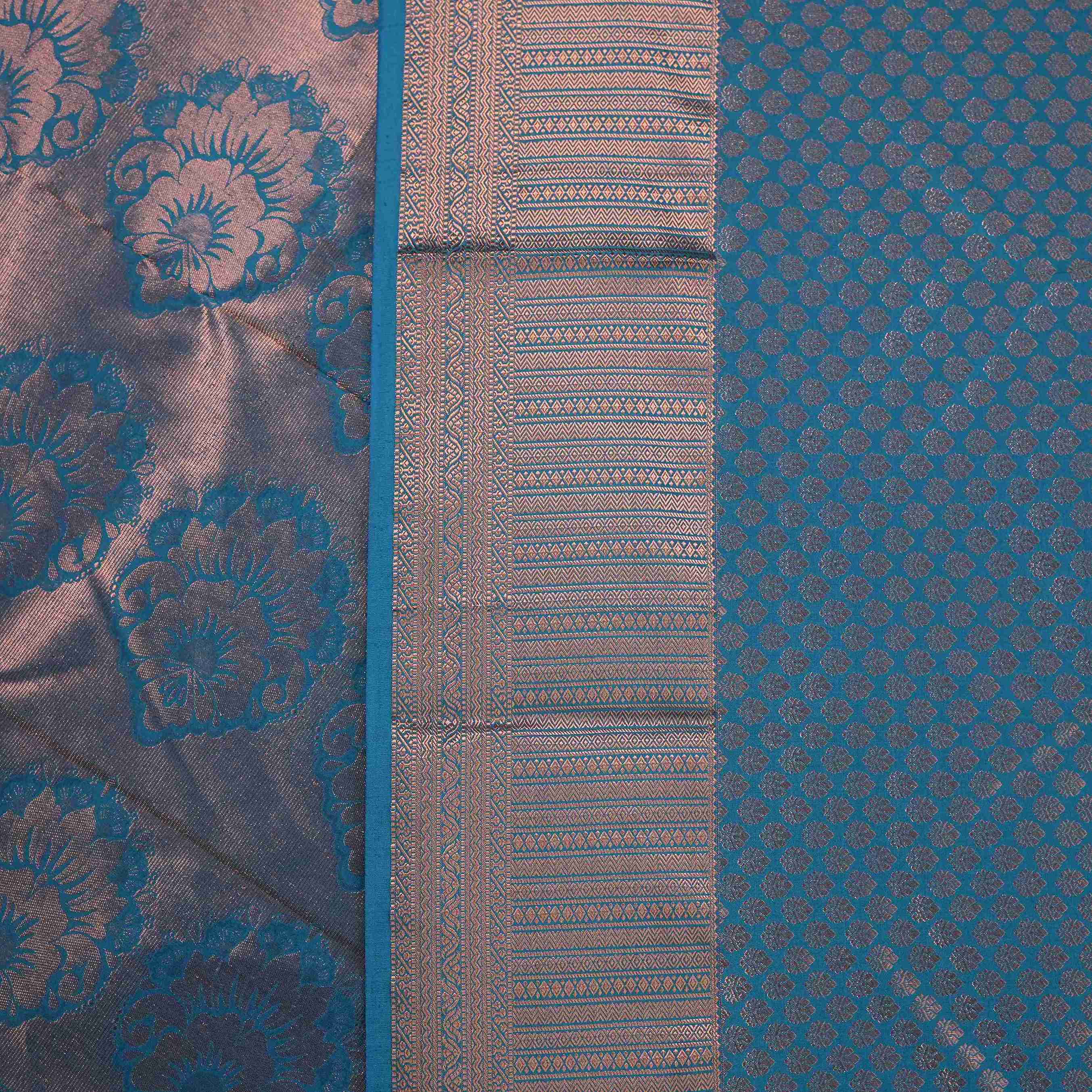Kanjipuram Peacok Blue