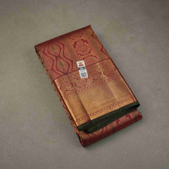 Kanjipuram Brocade | Chilly Red