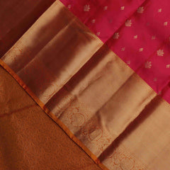 Pure Silk Yellow Rani Pink