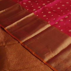 Pure Silk Yellow Rani Pink