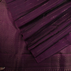 Pure Silk Wine Saree