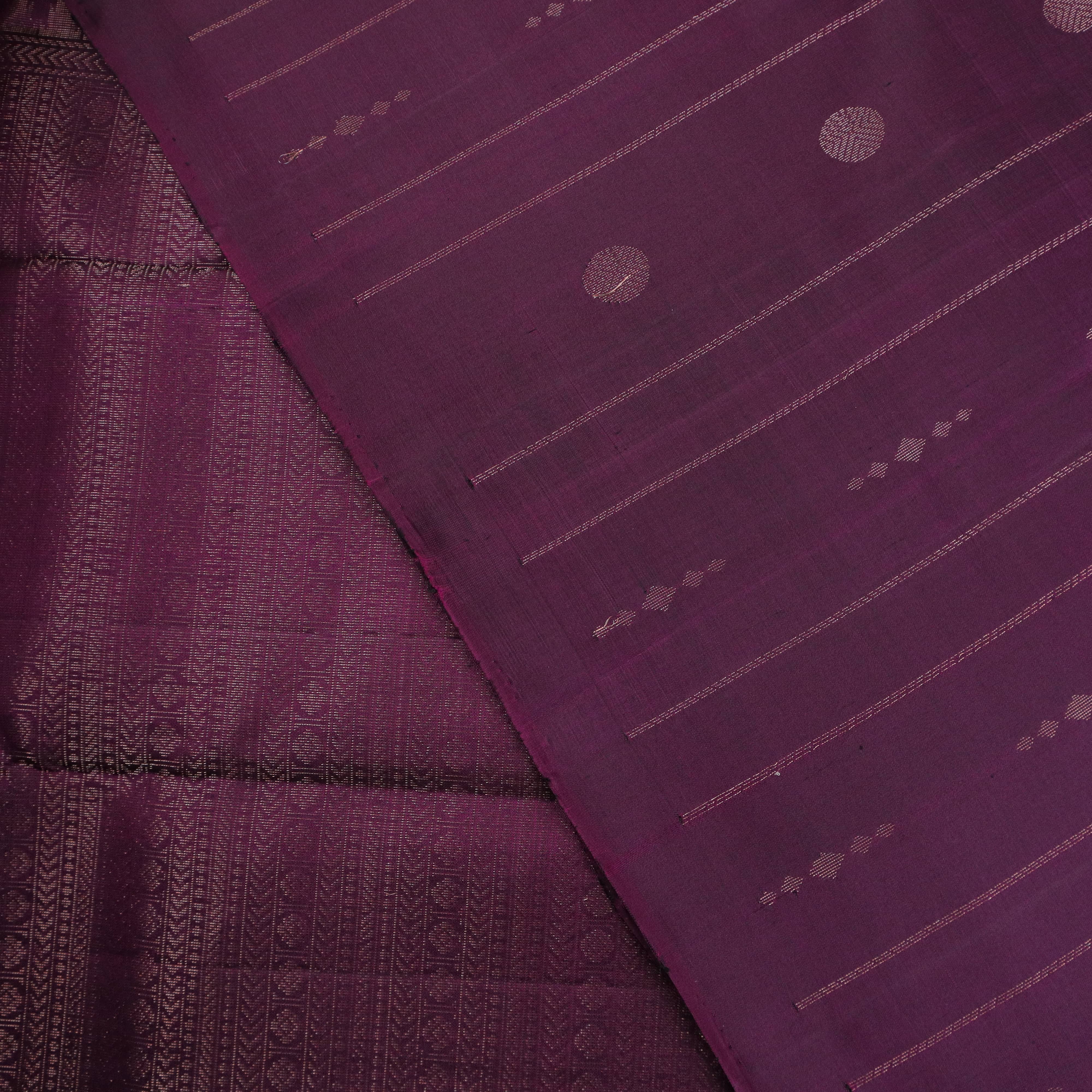 Pure Silk Wine Saree