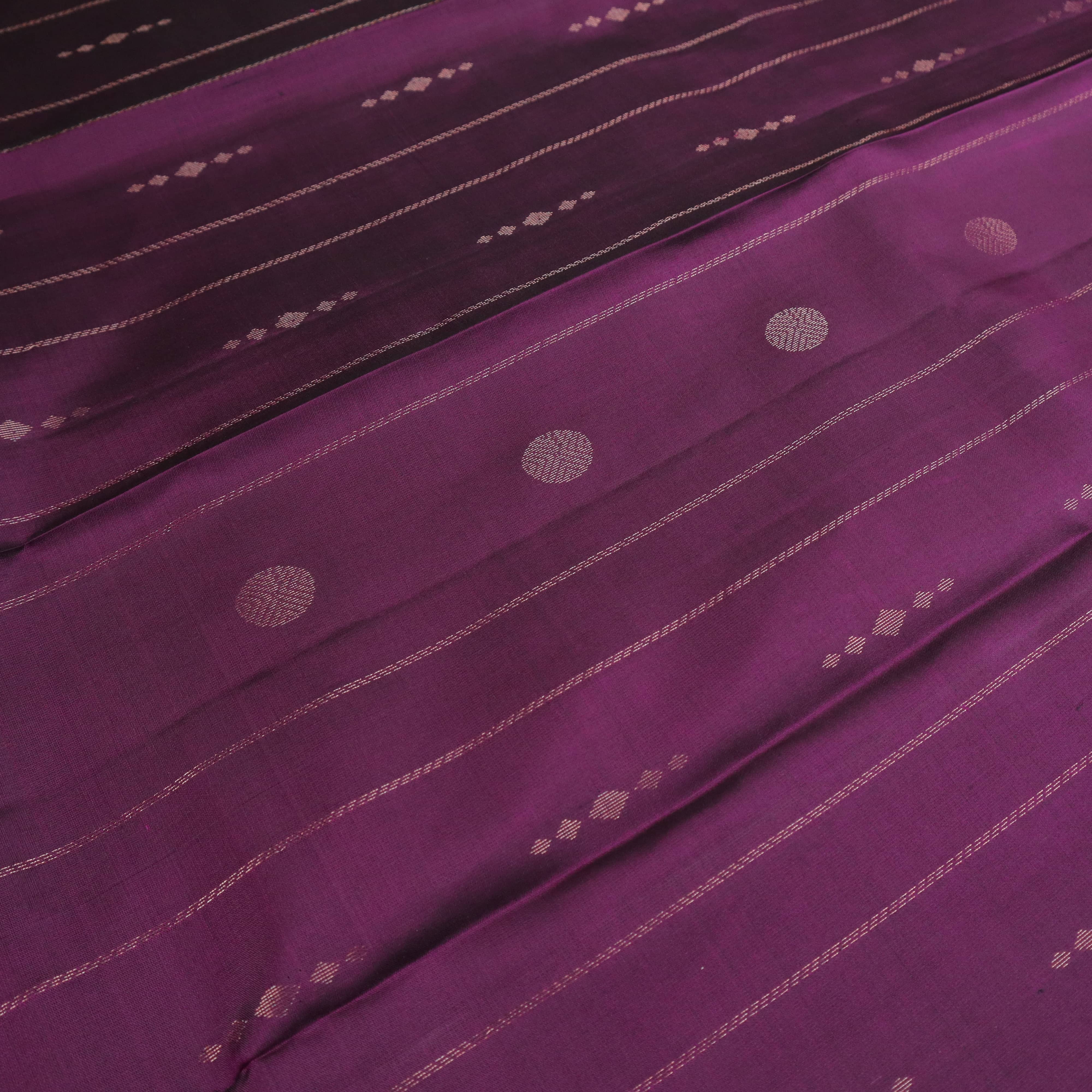 Pure Silk Wine Saree